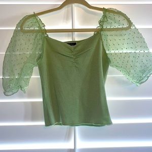 Mint top. Size S.